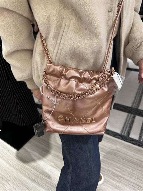 chanel mini 22 pearls|mini chanel 22 bag.